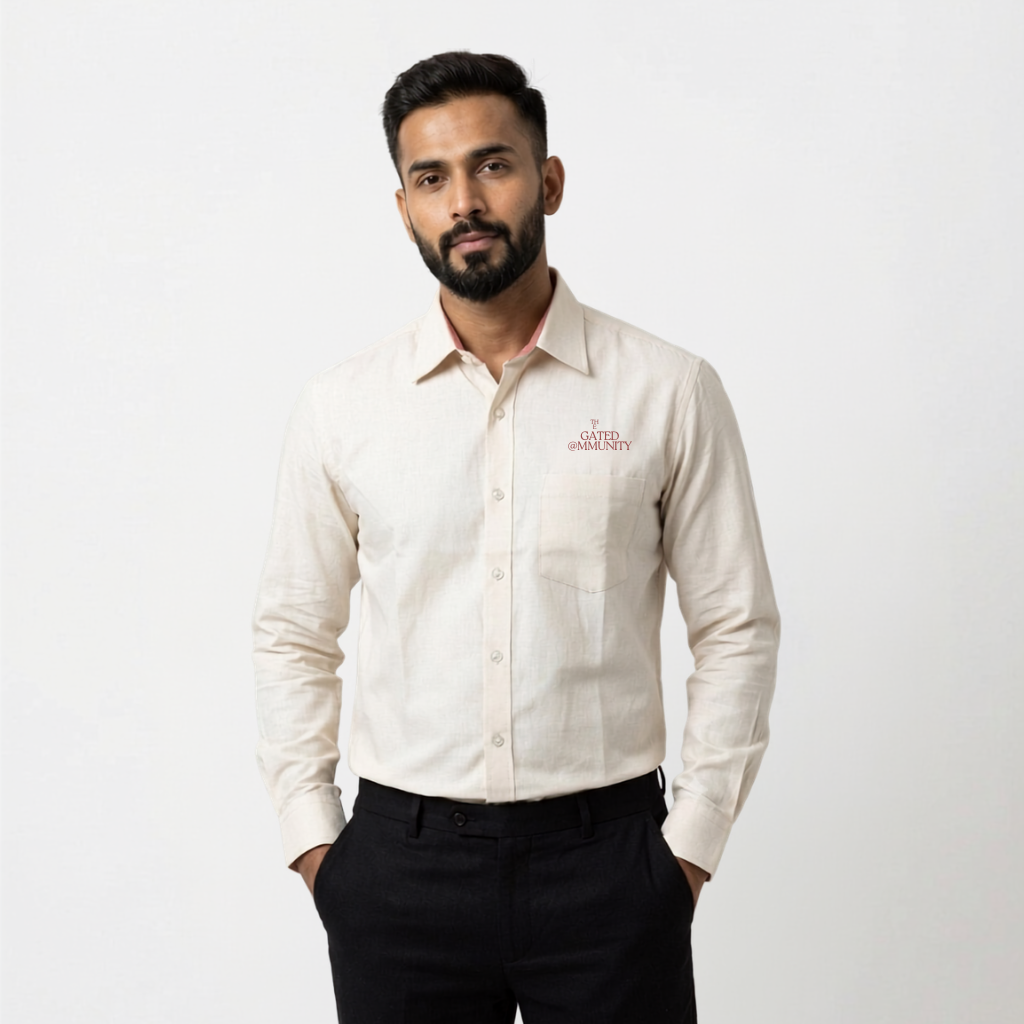 TGC Long Sleeves English Collar Shirt