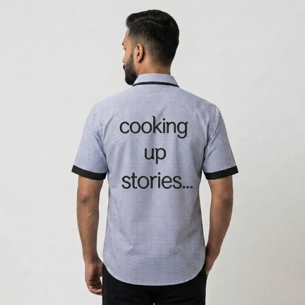 FABLE Half Sleeves English Collar Shirt