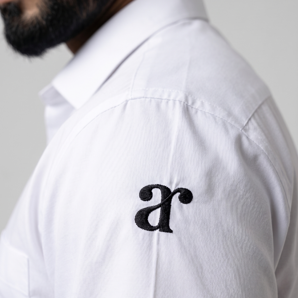 Arbab White Formal Long Sleeve Shirt (Old Prices)