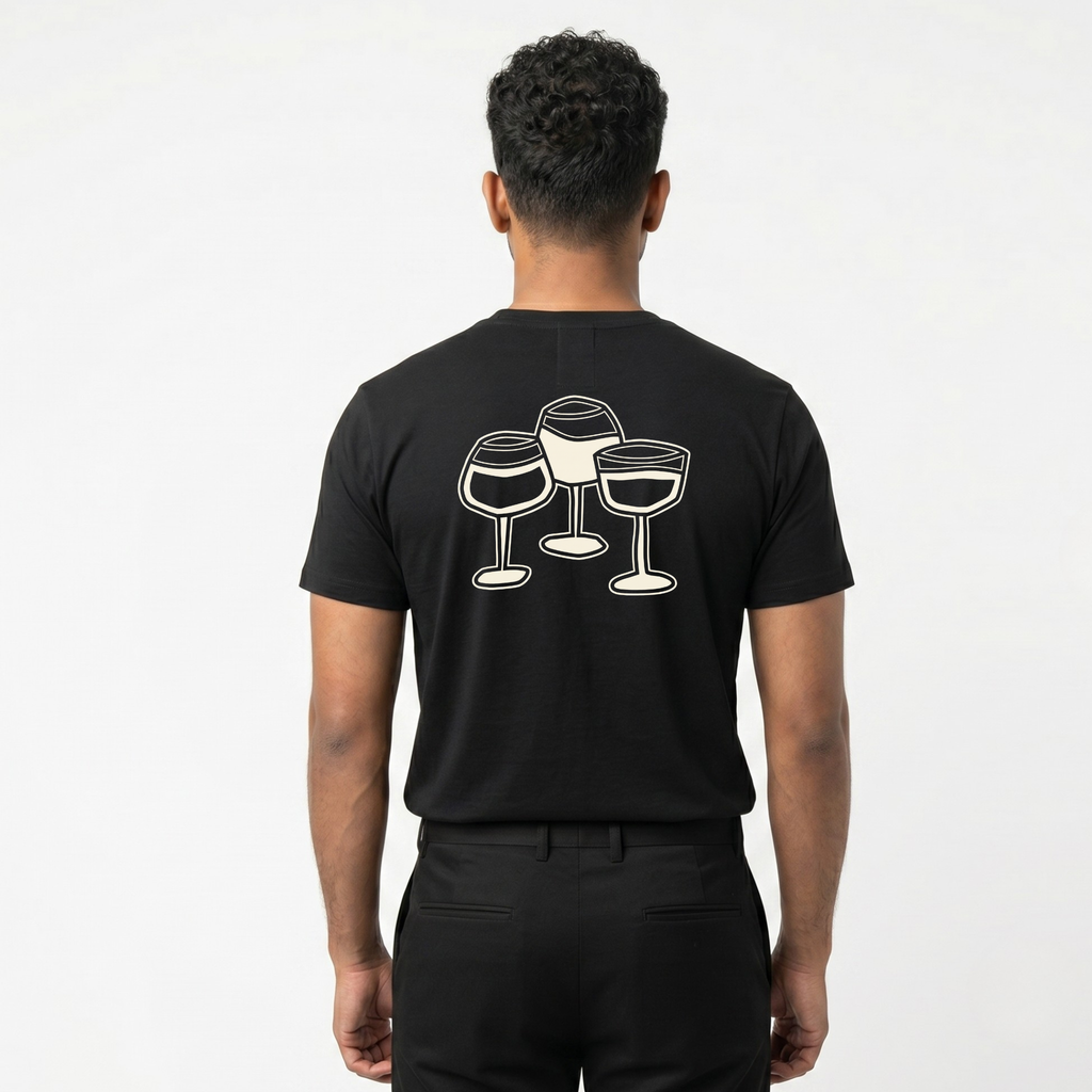 PIQUE Graphic Tees Black