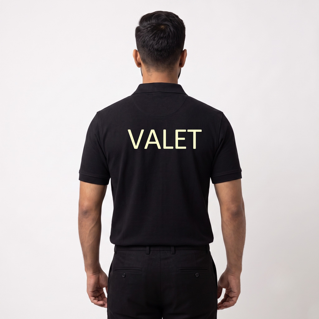 August Cafe Black Polo Tshirt
