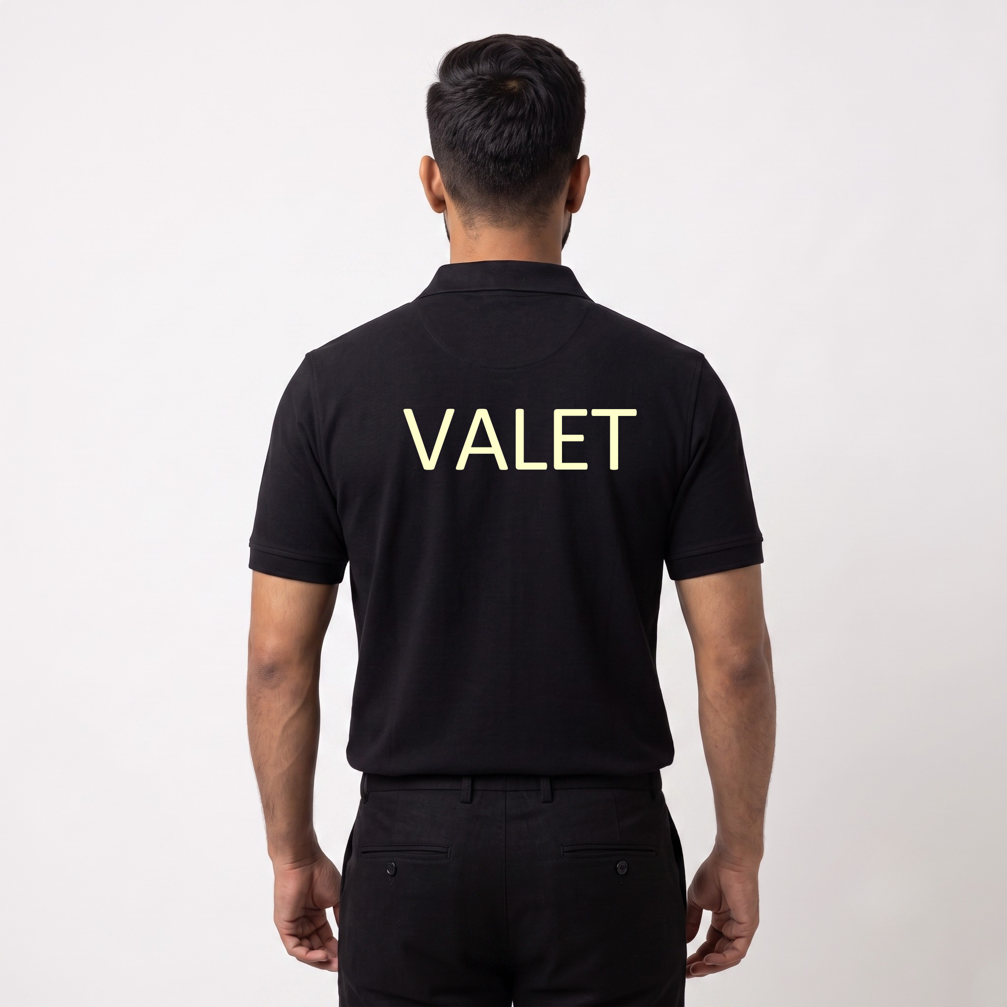 August Cafe Black Polo Tshirt