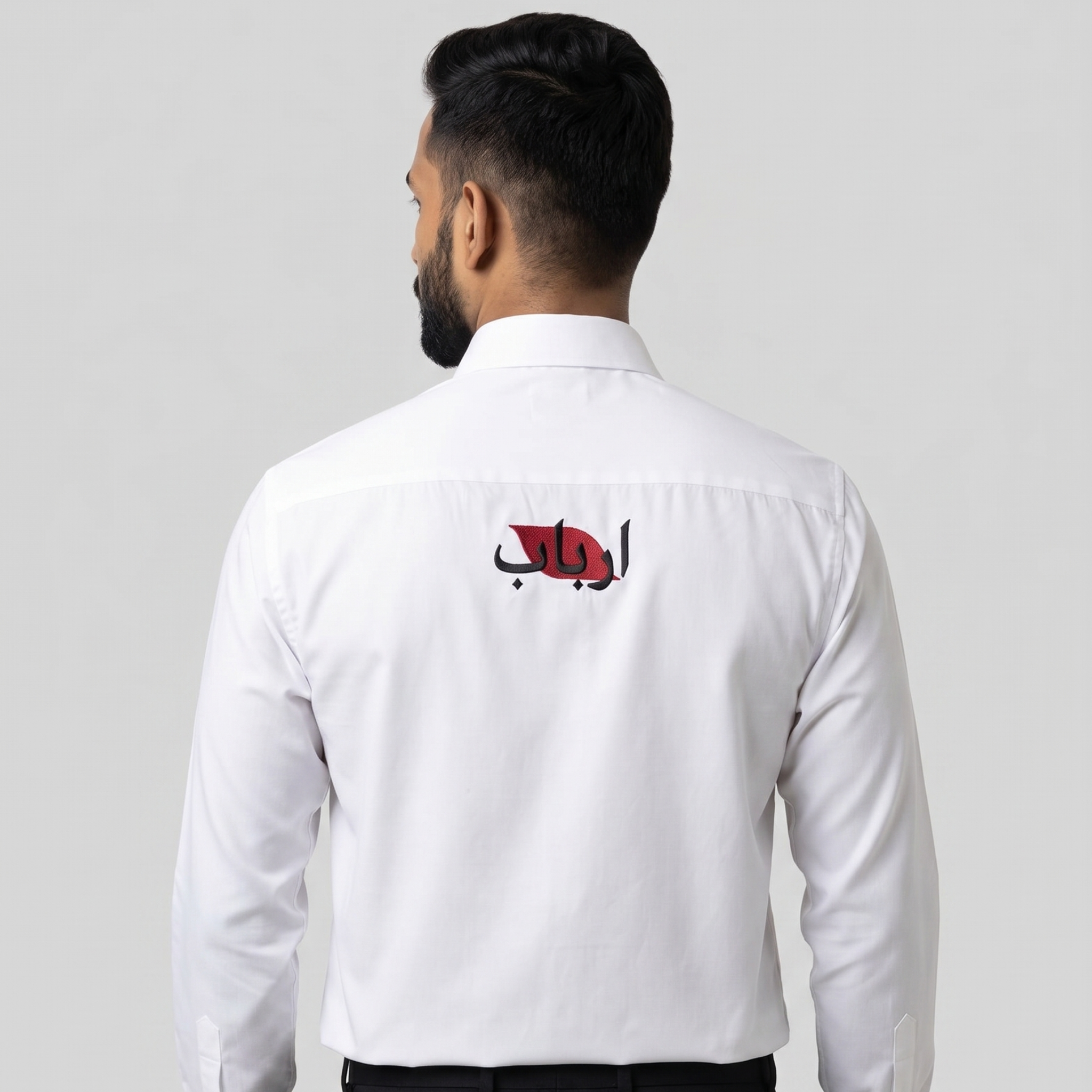 Arbab White Formal Long Sleeve Shirt (Old Prices)