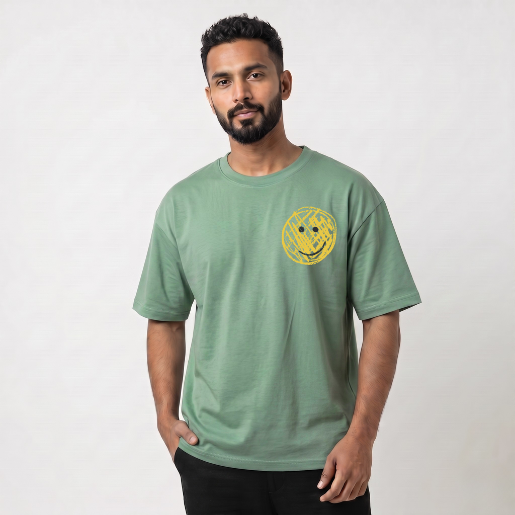 ALBA Green Oversized Tshirts
