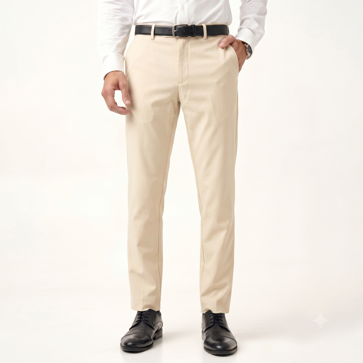 Arbab Beige HK Elastic Pants (Old Prices)