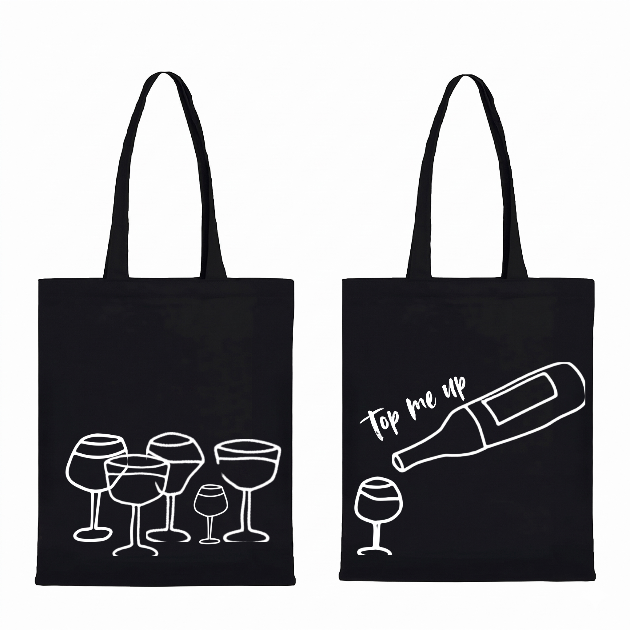 PIQUE Denim Totes Black Denim