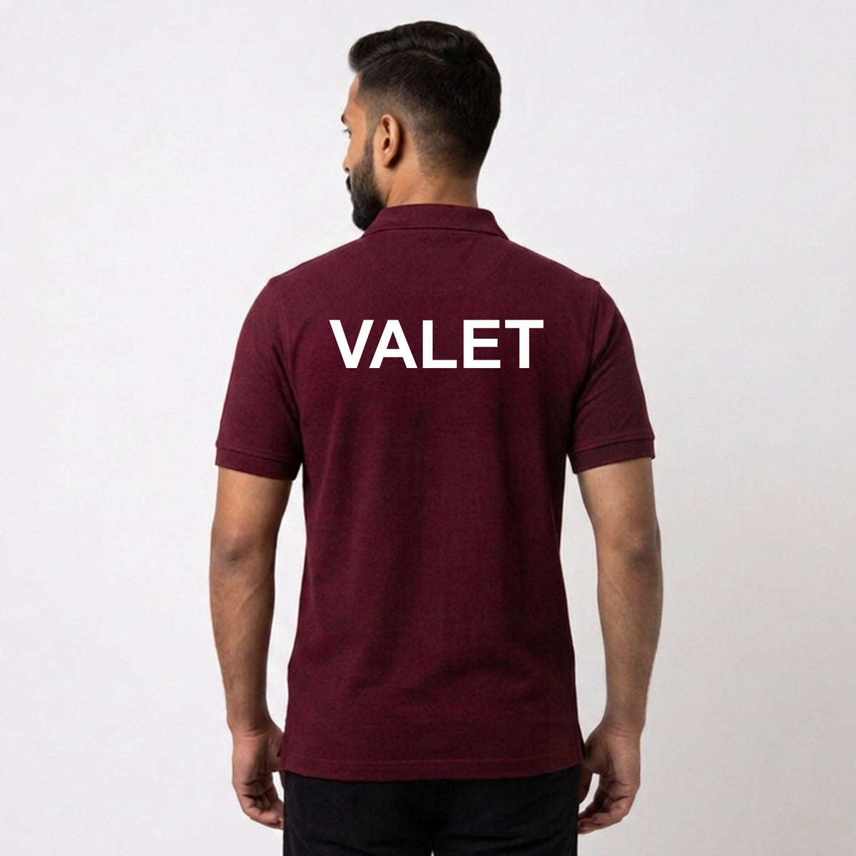 Arbab Maroon Valet Polo Tshirt (Old Prices)