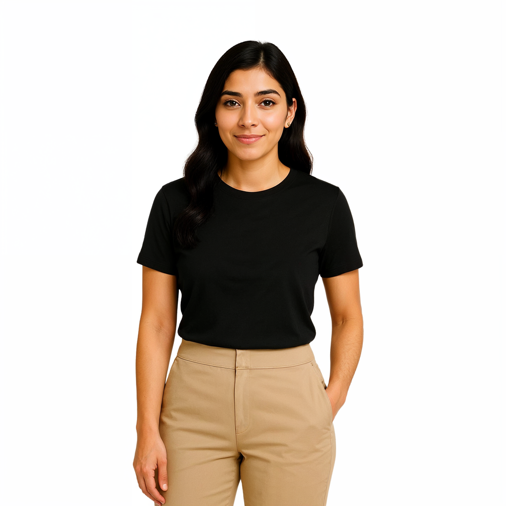 Plain Round Neck T-Shirt  100% Cotton 180 GSM