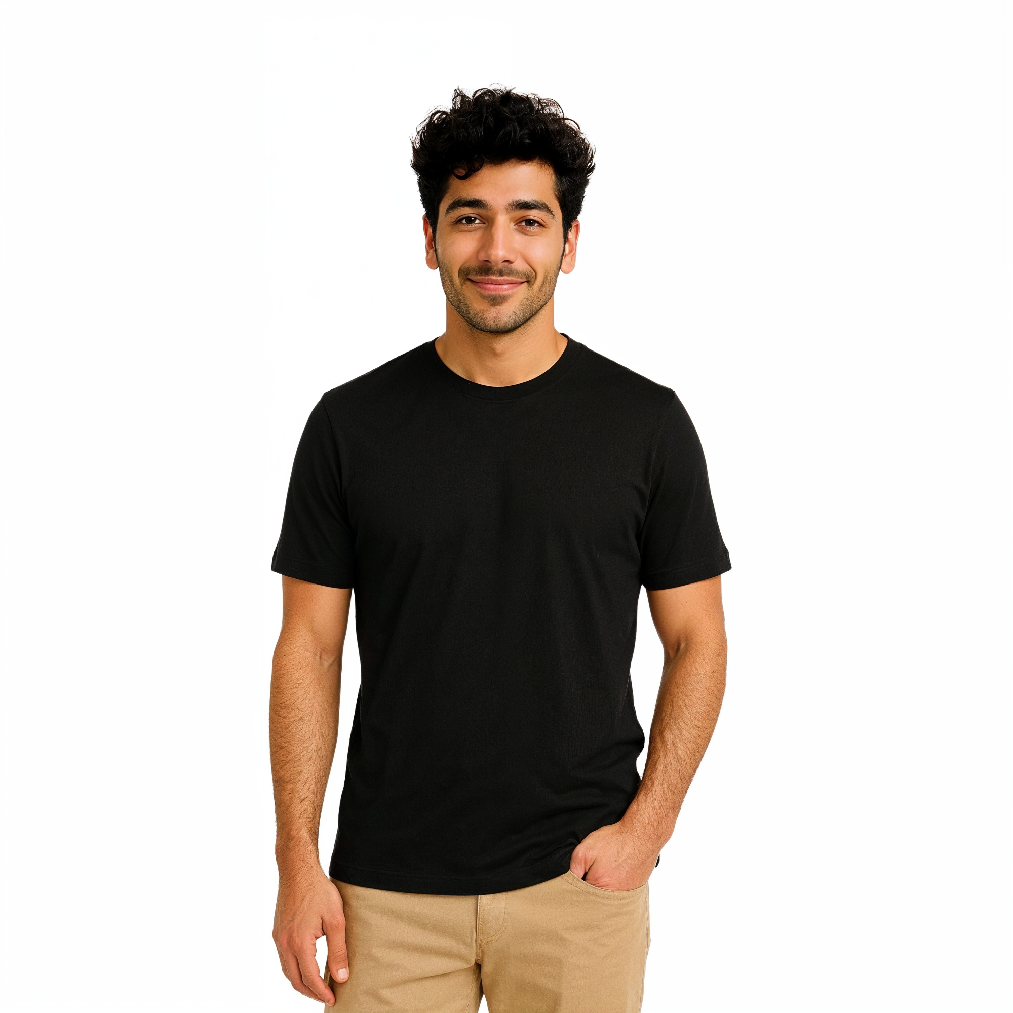 Plain Round Neck T-Shirt  100% Cotton 180 GSM