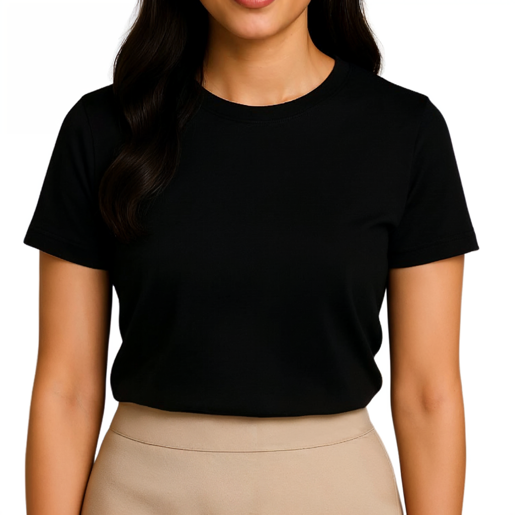 Plain Round Neck T-Shirt  100% Cotton 180 GSM