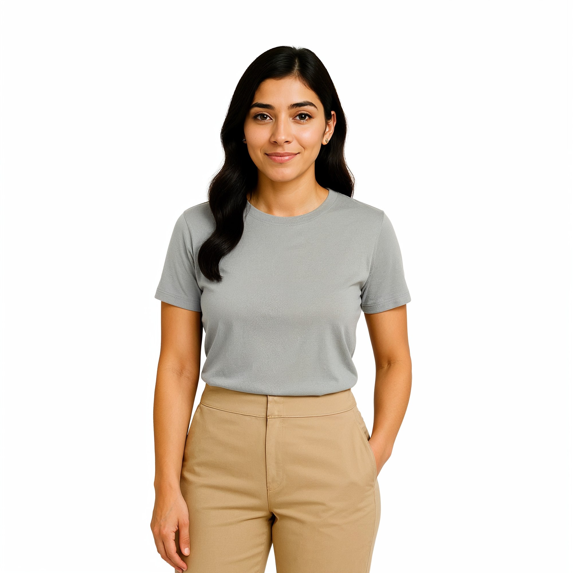 Polyester Round Neck Tshirt