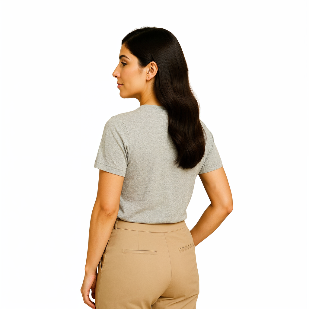 Polyester Round Neck Tshirt