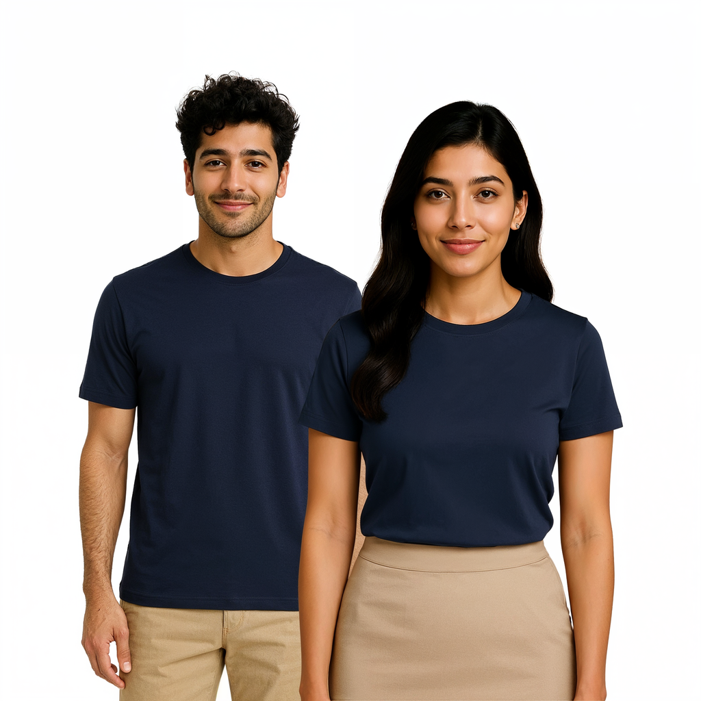 Cotton Round Neck T-Shirt