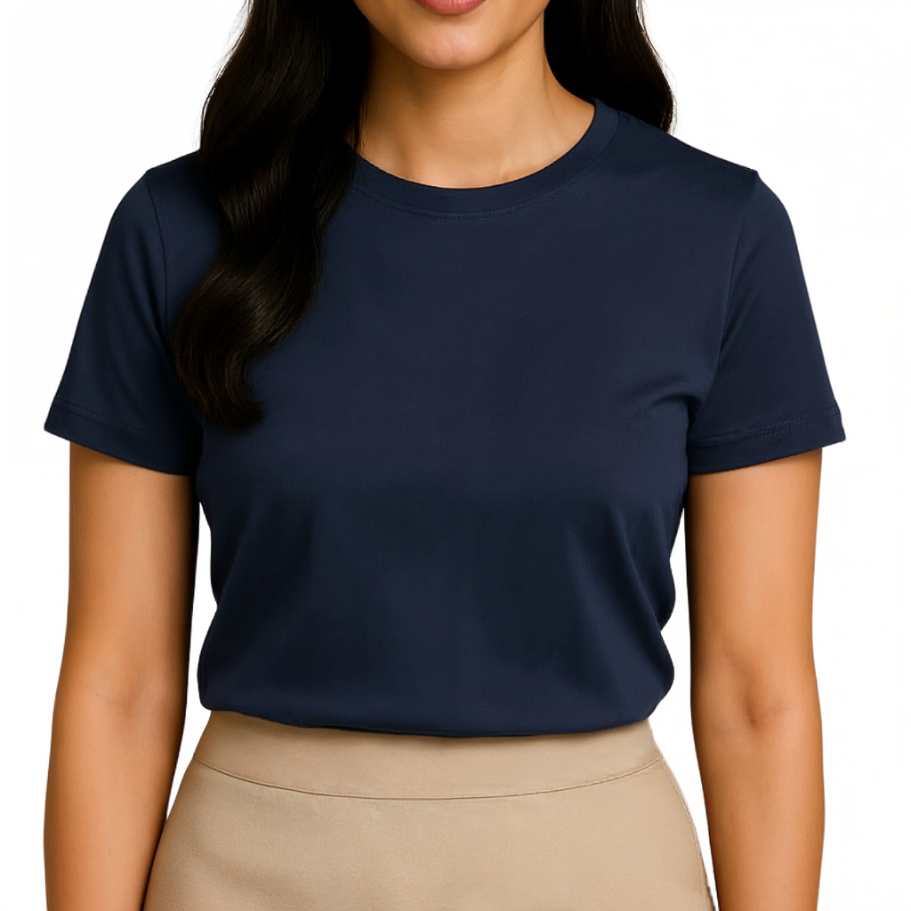 Cotton Round Neck T-Shirt