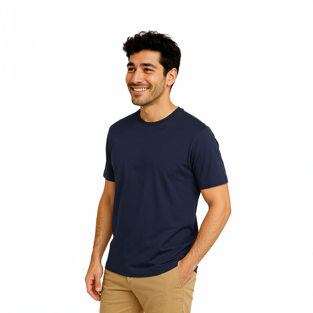 Cotton Round Neck T-Shirt